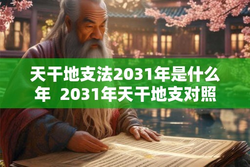 天干地支法2031年是什么年  2031年天干地支对照