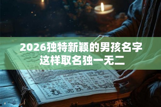 2026独特新颖的男孩名字 这样取名独一无二 2026独特新颖的男孩名字 这样取名独一无二