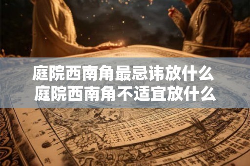 庭院西南角最忌讳放什么 庭院西南角不适宜放什么