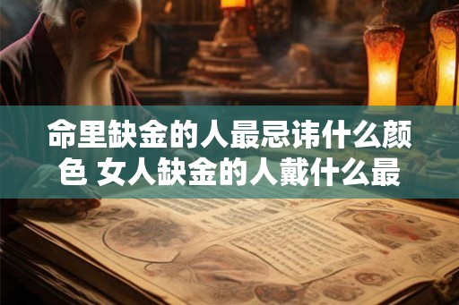 命里缺金的人最忌讳什么颜色 女人缺金的人戴什么最旺