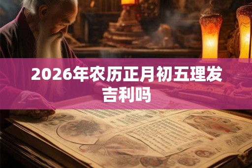 2026年农历正月初五理发吉利吗