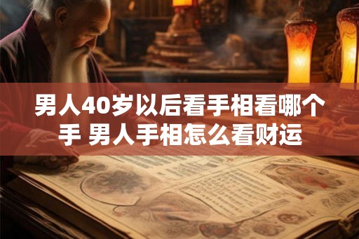 男人40岁以后看手相看哪个手 男人手相怎么看财运