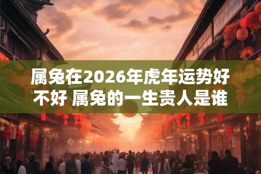 属兔在2026年虎年运势好不好 属兔的一生贵人是谁