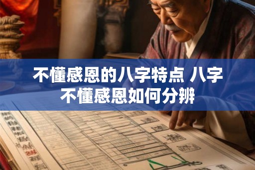 不懂感恩的八字特点 八字不懂感恩如何分辨