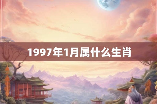 1997年1月属什么生肖