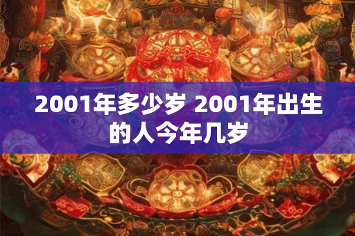 2001年多少岁 2001年出生的人今年几岁