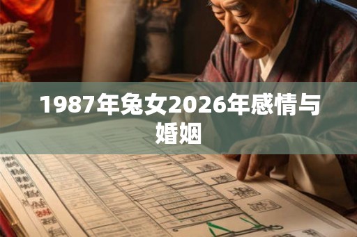1987年兔女2026年感情与婚姻