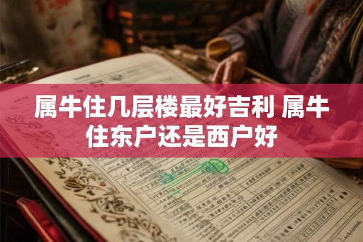 属牛住几层楼最好吉利 属牛住东户还是西户好 属牛住几层楼最好吉利 属牛住东户还是西户好