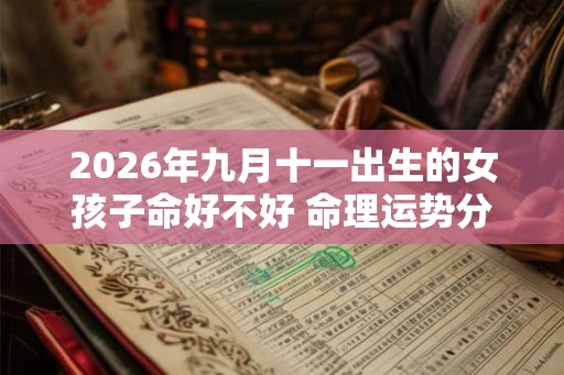 2026年九月十一出生的女孩子命好不好 命理运势分析