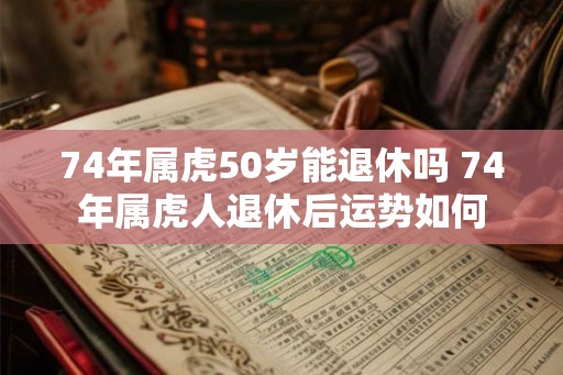 74年属虎50岁能退休吗 74年属虎人退休后运势如何
