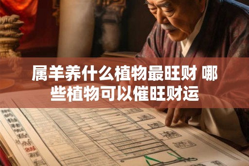 属羊养什么植物最旺财 哪些植物可以催旺财运
