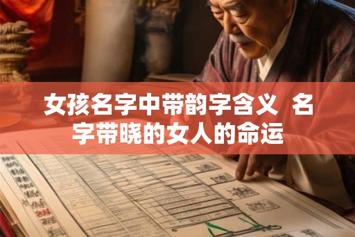 女孩名字中带韵字含义 名字带晓的女人的命运 女孩名字中带韵字含义 名字带晓的女人的命运