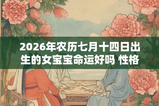 2026年农历七月十四日出生的女宝宝命运好吗 性格怎么样