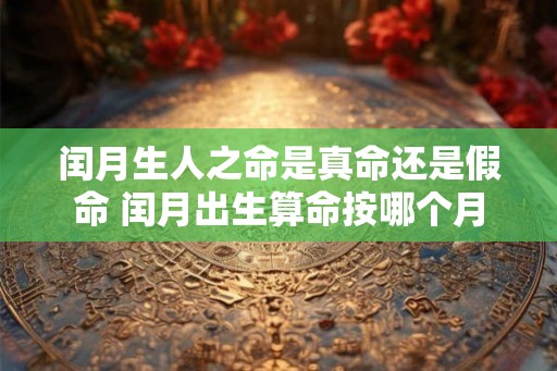 闰月生人之命是真命还是假命 闰月出生算命按哪个月