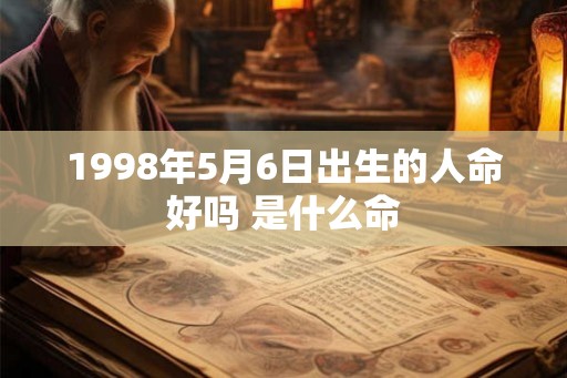 1998年5月6日出生的人命好吗 是什么命