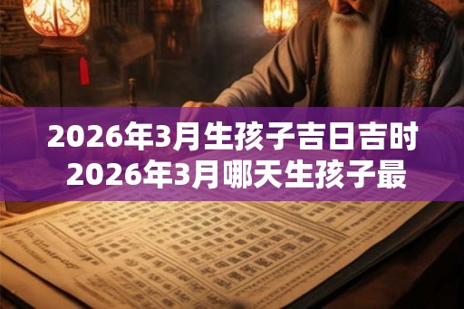 2026年3月生孩子吉日吉时 2026年3月哪天生孩子最吉利
