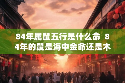 84年属鼠五行是什么命  84年的鼠是海中金命还是木命