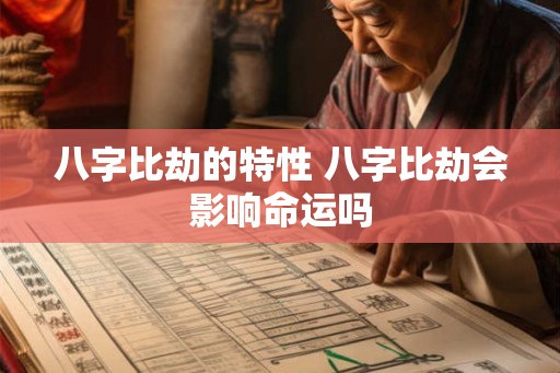 八字比劫的特性 八字比劫会影响命运吗