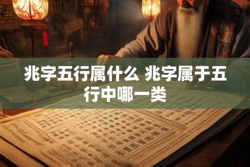 兆字五行属什么 兆字属于五行中哪一类 兆字五行属什么 兆字属于五行中哪一类