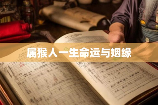 属猴人一生命运与姻缘