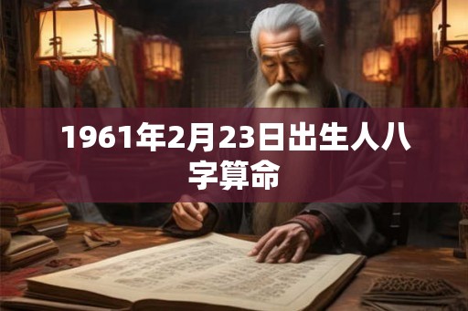 1961年2月23日出生人八字算命
