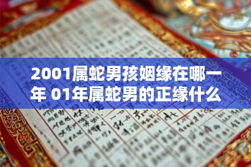 2001属蛇男孩姻缘在哪一年 01年属蛇男的正缘什么时候出现