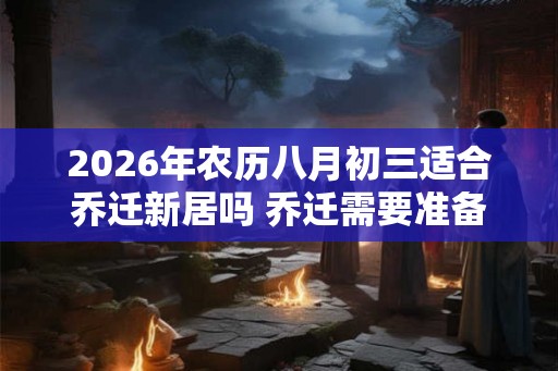 2026年农历八月初三适合乔迁新居吗 乔迁需要准备什么