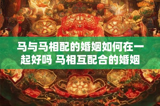 马与马相配的婚姻如何在一起好吗 马相互配合的婚姻可行吗