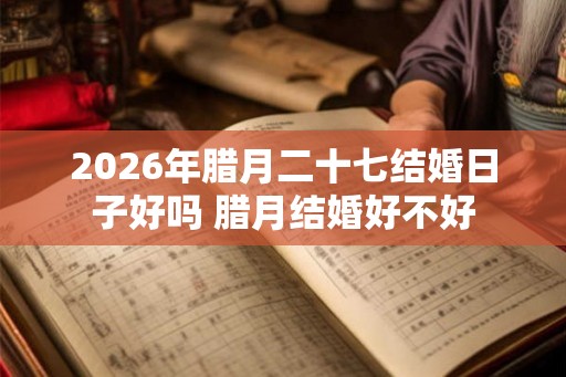 2026年腊月二十七结婚日子好吗 腊月结婚好不好