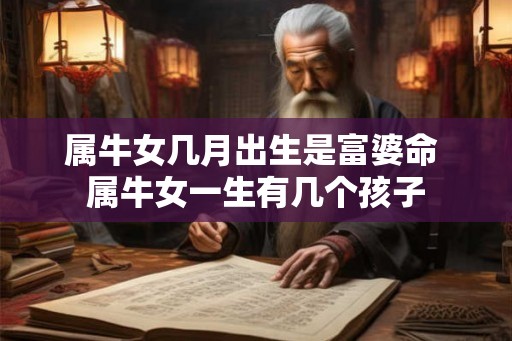 属牛女几月出生是富婆命 属牛女一生有几个孩子