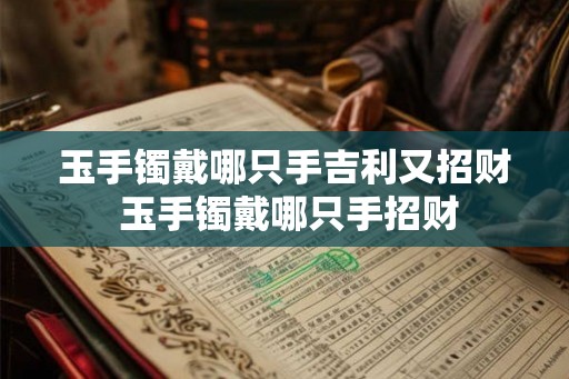 玉手镯戴哪只手吉利又招财 玉手镯戴哪只手招财 玉手镯戴哪只手吉利又招财 玉手镯戴哪只手招财