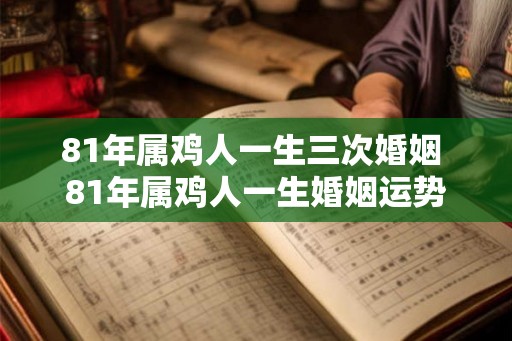 81年属鸡人一生三次婚姻 81年属鸡人一生婚姻运势