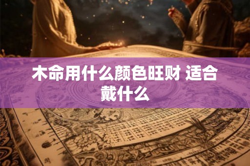 木命用什么颜色旺财 适合戴什么