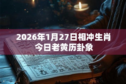 2026年1月27日相冲生肖 今日老黄历卦象 2026年1月27日相冲生肖 今日老黄历卦象