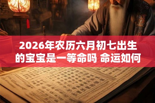 2026年农历六月初七出生的宝宝是一等命吗 命运如何