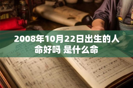 2008年10月22日出生的人命好吗 是什么命