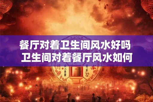 餐厅对着卫生间风水好吗 卫生间对着餐厅风水如何