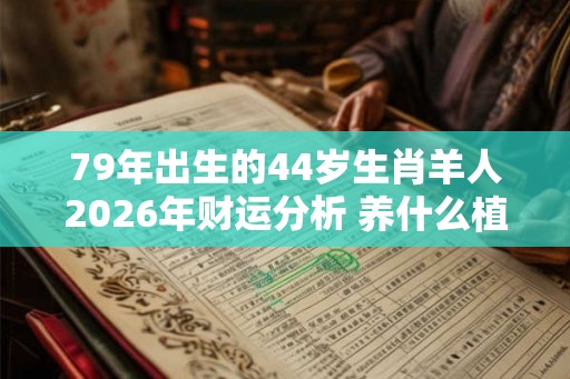 79年出生的44岁生肖羊人2026年财运分析 养什么植物旺财
