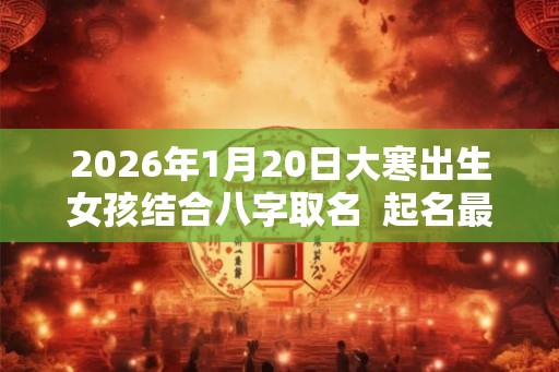 2026年1月20日大寒出生女孩结合八字取名  起名最佳字