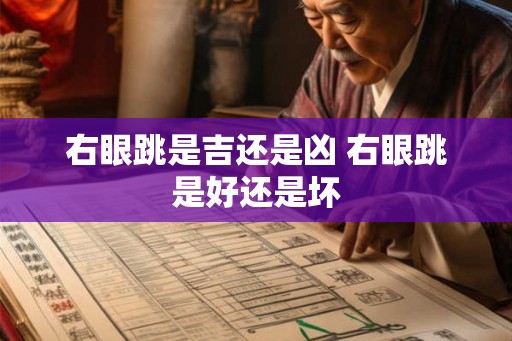 右眼跳是吉还是凶 右眼跳是好还是坏 右眼跳是吉还是凶 右眼跳是好还是坏