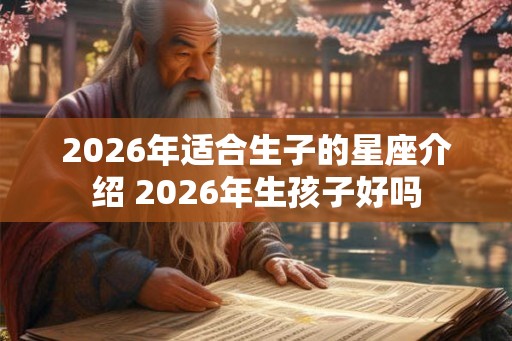 2026年适合生子的星座介绍 2026年生孩子好吗
