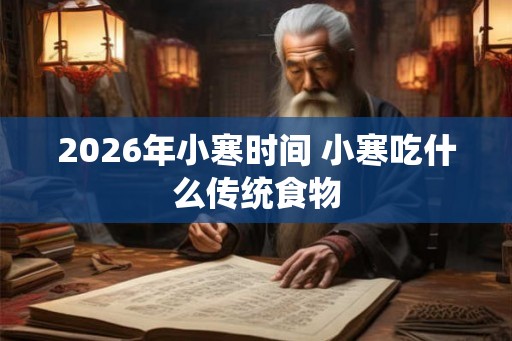 2026年小寒时间 小寒吃什么传统食物 2026年小寒时间 小寒吃什么传统食物