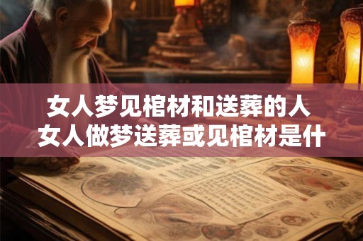 女人梦见棺材和送葬的人 女人做梦送葬或见棺材是什么意思