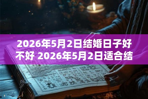 2026年5月2日结婚日子好不好 2026年5月2日适合结婚吗