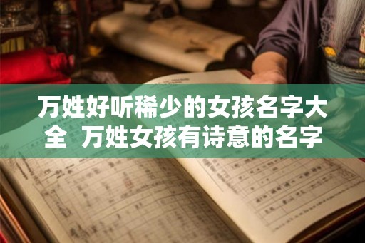 万姓好听稀少的女孩名字大全  万姓女孩有诗意的名字