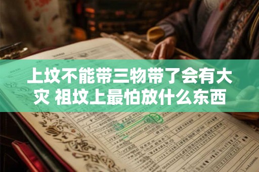 上坟不能带三物带了会有大灾 祖坟上最怕放什么东西