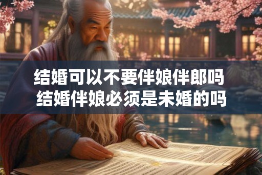 结婚可以不要伴娘伴郎吗 结婚伴娘必须是未婚的吗