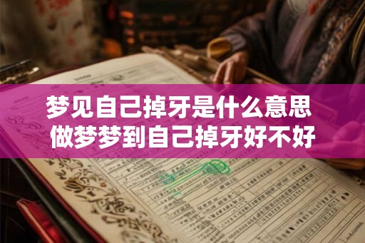 梦见自己掉牙是什么意思 做梦梦到自己掉牙好不好