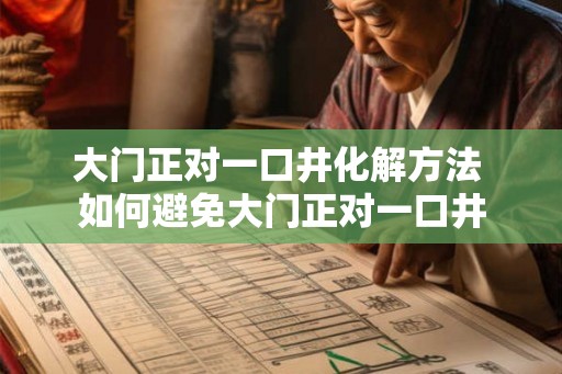 大门正对一口井化解方法 如何避免大门正对一口井