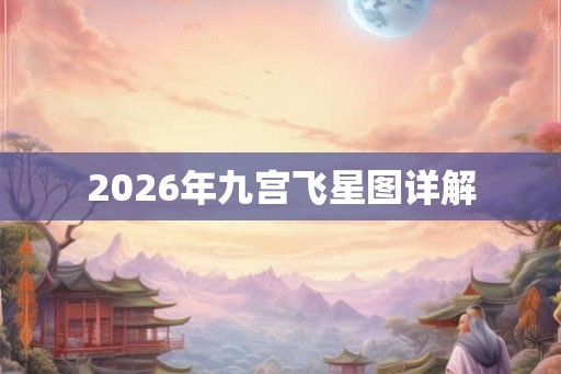 2026年九宫飞星图详解 2026年九宫飞星图详解